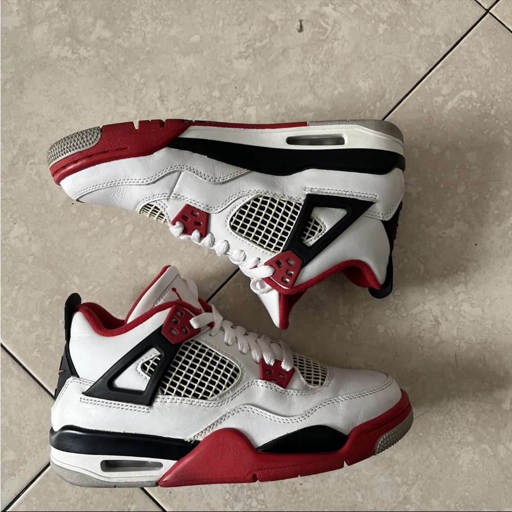 Air Jordan 4 Og Fire Red 2020 GS Sz 5.5Y Authentic